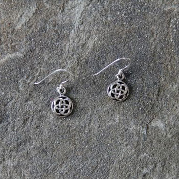 Spiral of Life Celtic Earrings
